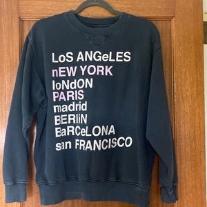 Anine Bing black sweatshirt